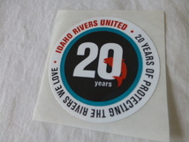 IDAHO RIVERS UNITED 20YEARS OF PROTECTING THE RIVERS WE LOVE ステッカー フライフィッシング salmon サーモン trout トラウト_画像6