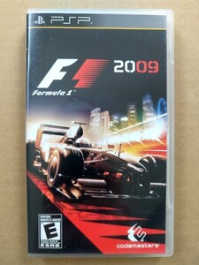 PSP F1 2009 Formula 1 North America version box opinion equipped 