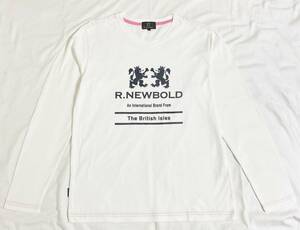 R.NEWBOLD　長袖Tシャツ　Lサイズ　ホワイト　アールニューボールド　ポールスミス　Paul Smith　全国一律送料￥210- [匿名配送] 