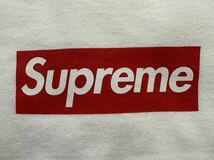 XL Supreme Box Logo L/S Tee White XLarge 20FW シュプリーム ボックス ロゴ ロングスリーブ ホワイト ロンT 長袖Tシャツ ボックスロゴ 白_画像4