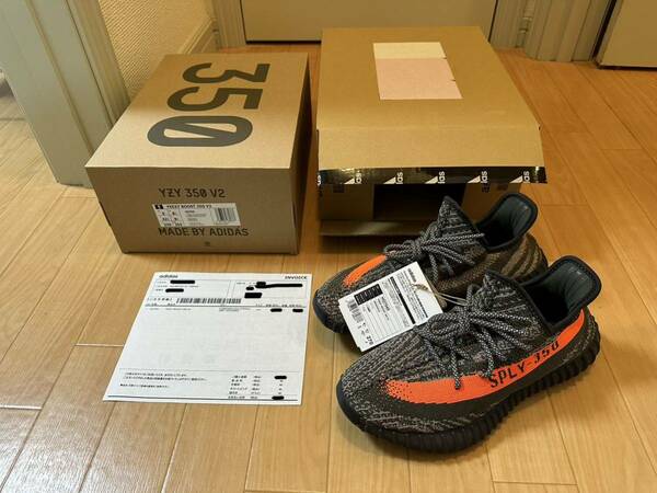 27cm adidas YEEZY BOOST 350 V2 CARBONBELUGA アディダス イージー ブースト イージーブースト350 カーボンベルーガ スニーカー HQ7045