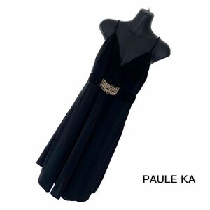 * new goods *PAULE KA paul (pole) ka dress size 38 party dress camisole One-piece black 