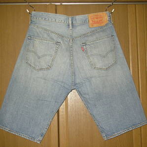 Levis リーバイス 501 USED加工 ヴィンテージ加工 デニム ショートパンツ ハーフパンツ ショートジーンズ パンツ ジーンズ W32 ラモーンズの画像3