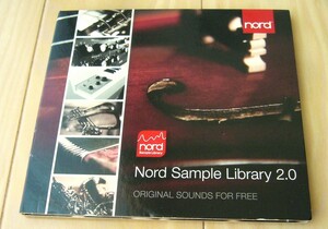 DVD Nord Sample Library 2.0 ORIGINAL SOUNDS Nord electro 5D サンプル ライブラリー Nord Sound Manager Editor