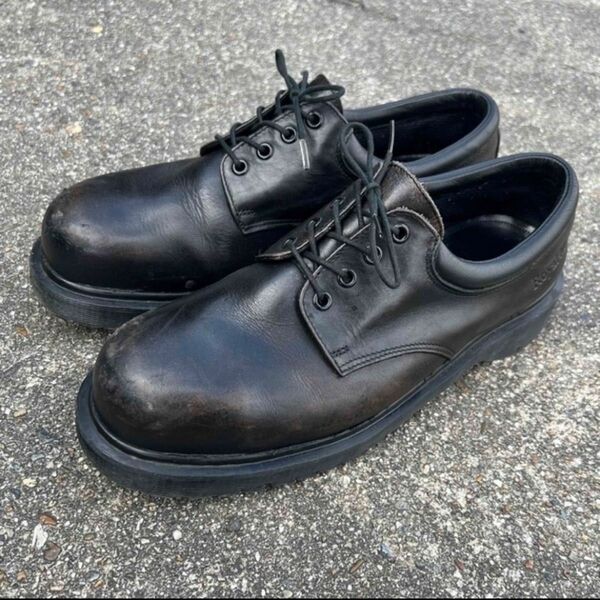 90s royal mail ポストマンシューズ　茶芯　ブラック　レザー　革靴 Dr.Martens ドクターマーチン UK 黒
