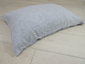 抗菌そばがら枕 まくら 綿パイル まくらカバー付き 43X63 グレー