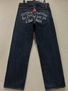 ※EVISU PARIS エヴィス エビス パリス LOT 0082 セルビッチ デニムパンツ インディゴ 32 　　　　　　　 BJBC.F