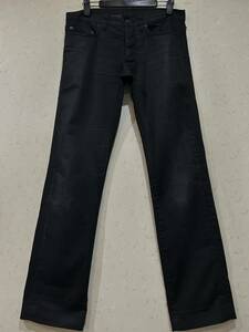 Dior homme Dior Homme покрытие Denim брюки черный Италия производства 28 BJBC.F