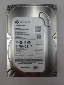 l【中古動作品】Seagate 3.5インチHDD SATA(Serial ATA) 500GB ST500DM002-1SB10A ⑤