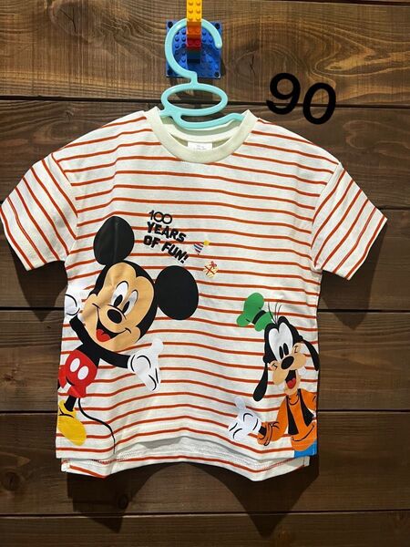 ディズニー ミッキー グーフィー 90㎝ Tシャツ