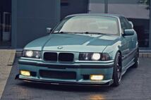 正規品[Maxton design] BMW E36 M3 クーペ 1992-1999y エアロ スプリッター フロントハーフ スポイラー ディフューザー_画像3