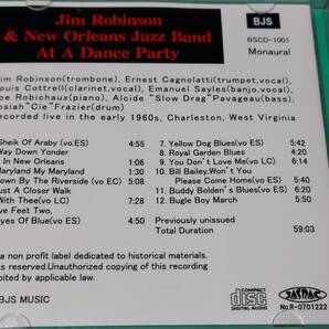 H 【国内盤】 Jim Robinson & New Orleans Jazz Band At A Dance Party 中古 送料4枚まで185円の画像3