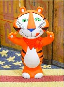 Kellogg ケロッグ Tony the Tiger トニーザタイガー コインバンク 貯金箱 TONY ソフビ フィギア　アメリカン雑貨 インテリア小物 飾り