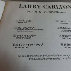 LARRY CARLTON   ラリー・カールトン    PROUCED AND ARRANGED BY LARRY CARLTON  帯付き国内盤 24Bitリマスターの画像4