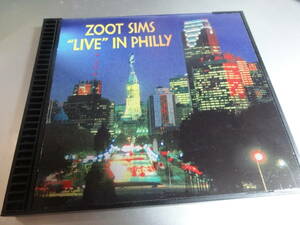 ZOOT SIMS　　　　　　 ズート・シムズ 　　　LIVE IN PHILLY