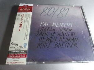 PAT METHENY CHARLIE HADEN JAC DEJONNETIE MIKE BRECKER　パットメセニー　チャリ―ヘイデン 80/81 帯付き国内盤　2CD　高音質　SHM-CD