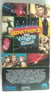 【匿名発送・追跡番号あり】 Star Trek 2 The Wrath of Khan VHS　スタートレック