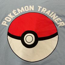 ポケモン モンスターボール Tシャツ 水色 半袖 Sサイズ メンズ レディース 未使用 Nintendo 任天堂 ポケットモンスター_画像2