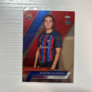 2022-23 Topps Chrome Barcelona Mariona Caldentey rookie