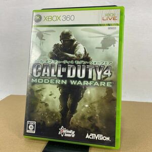 k XBOX360 CALL OF DUTY４　中古ソフト　状態良