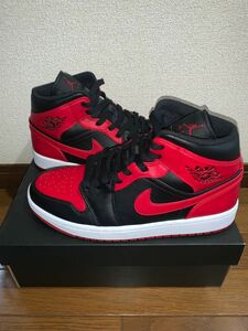 aj1 mid bred エアジョーダン1 ミッド　ブレッド　air jodan1