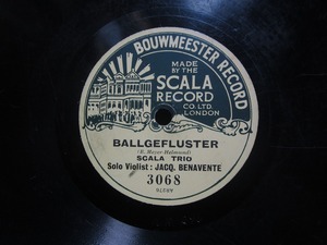 ★☆SP盤レコード BALLGEFLUSTER / VALSE POUDREE JACQ. BENAVENTE 中古品☆★[5714] 