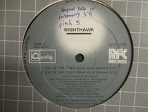 ★ Nighthawk ： Eye Of The Tiger 12'' ☆ (( サバイバーの名曲Discoカバー! / 落札5点で送料当方負担_画像2