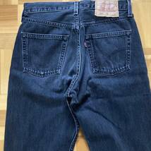 USA製　90s Levi's リーバイス 501 サルファ　後染め ブラック　アメリカ製　ブラックデニムMADE IN USA_画像6