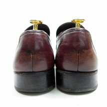 10D表記　28cm相当　FLORSHEIM　フローシャイム　ローファー　スリッポン　レザーシューズ　革靴　ドレスシューズ　バーガンディ/U8310_画像6