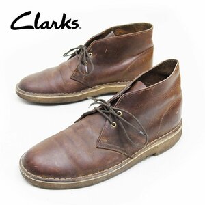 26.5cm相当　Clarks ORIGINALS　クラークス オリジナル　デザートブーツ　チャッカブーツ　ショートブーツ　レザー　ブラウン　/U8420
