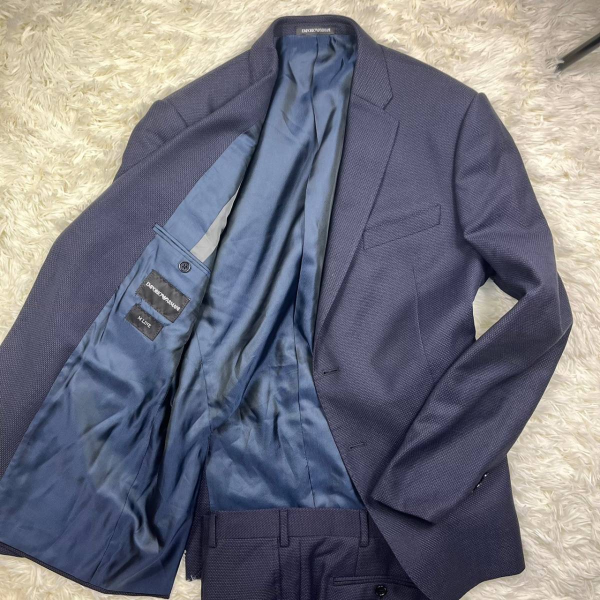 極美品・希少50サイズ エンポリオアルマーニ スーツ EMPORIO ARMANI