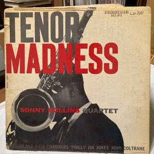 【LP】オリジ★ソニー・ロリンズ / SONNY ROLLINS / テナー・マッドネス / TENOR MADNESS / US盤 / PRESTIGE LP 7047 MONO