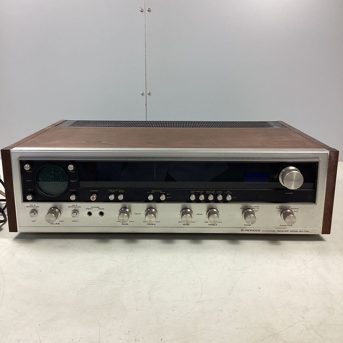 o649 Pioneer QX-704 ラジオ アンプ 4チャンネル レシーバー
