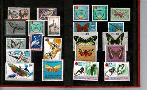  world. bird . insect. stamp 100 kind 