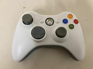 [ Japan including nationwide carriage ]Microsoft XBOX360 white wireless controller WC01 operation not yet verification OS1951