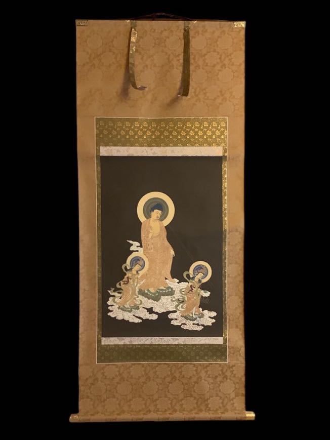 ヤフオク! -「阿弥陀三尊 掛軸」(美術品) の落札相場・落札価格