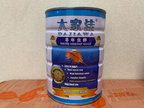 【パッケージ変更】BOHAI湾産ブラインシュリンプ425g缶　1個　金魚エサ　ミジンコ　