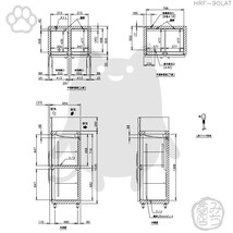 HRF-90LAT ホシザキ 縦型 4ドア 冷凍冷蔵庫 100V 別料金で 設置 入替 回収 処分 廃棄_画像5