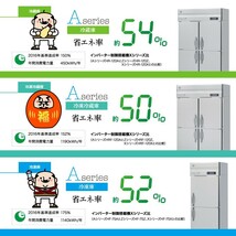 HRF-120AT-1 ホシザキ 縦型 4ドア 冷凍冷蔵庫 100V 別料金で 設置 入替 回収 処分 廃棄_画像7