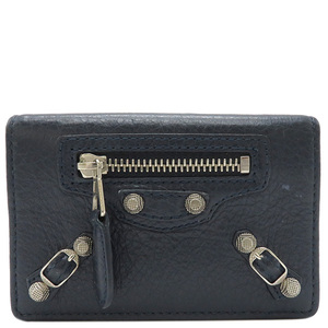  Balenciaga card-case Classic card-case navy leather 310703 navy blue 