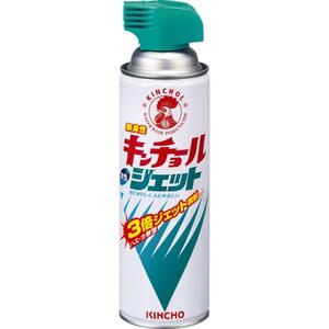 KINCHO 金鳥　水性キンチョールジェット　無臭性　450ml　複数可　マダニ　トコジラミ　対策