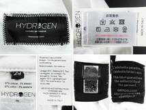 ■HYDROGEN ハイドロゲン / 三喜商事 / イタリア製 / メンズ / ホワイト / ストレッチ スリムフィット バイカー デニムパンツ size 29_画像3