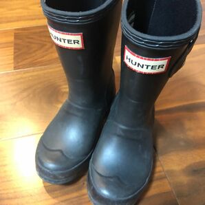 HUNTER キッズ レインブーツ 長靴 UK9