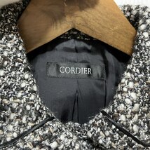 #wnc コルディア CORDIER ジャケット 38 白 黒 グレー ツイード レディース [807692]_画像5