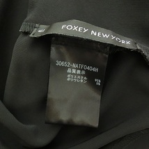 #snc フォクシーニューヨーク FOXEY NEW YORK カットソー 40 黒 半袖 レディース [704998]_画像4