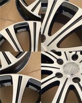 ■BRIDGESTONE BEO NT10 [18インチ 7J 5穴 PCD114.3 +49] ホイール4本セット■ブラックポリッシュ_画像9