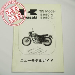 1999年モデルEJ650-A1/EJ650-C1ニューモデルガイド国内モデルW650配線図有