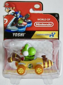  nintendo Mario Cart миникар yosi- фигурка WORLD OF Nintendo SUPER MARIO YOSHI