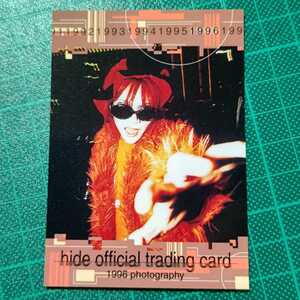 hide trading card No.064 64 / inspection PSYENCE HIDE YOUR FACE hide with spread beaver Zilch XJAPAN T-shirt poster YOSHIKI Toshl