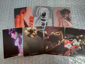 DIR EN GREY trading card Toshiya 7 pieces set / inspection sukekiyo capital .Die Shinya T-shirt MADARANINGEN The Zemeckises PHALARIS